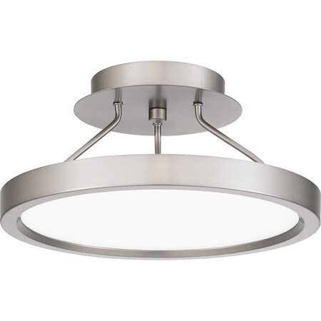 Quoizel Outskirts Semi Flush Led Light Brushed Nickel OST1811BN